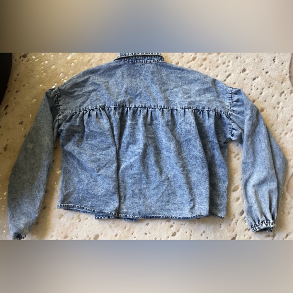 Promesa Washed Denim Top L - Picture 5 of 7